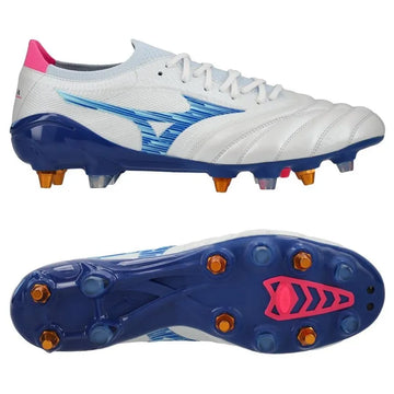 MIZUNO MORELIA NEO IV BETA MADE IN JAPAN SG URBAN ELECTRIC - WHITE/TANAGER TURQUOISE/PINK