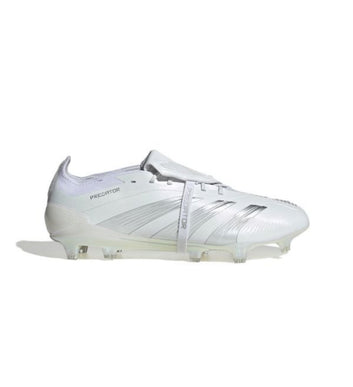adidas Predator Elite Fold-over Tongue FG Pearlized - Footwear White/Silver Metallic