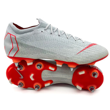 Nike Mercurial Vapor 12 SG-PRO ELITE 'Raised On Concrete - Wolf Grey/Light Crimson