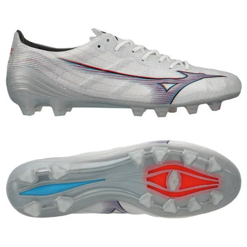 MIZUNO ALPHA ELITE FG JAPAN SHINING - WHITE/RED
