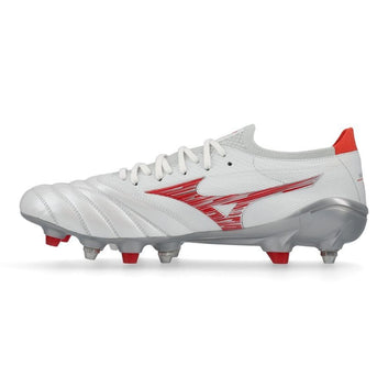 MIZUNO MORELIA NEO IV BETA MADE IN JAPAN SG CHARGE - WHITE/RADIANT RED