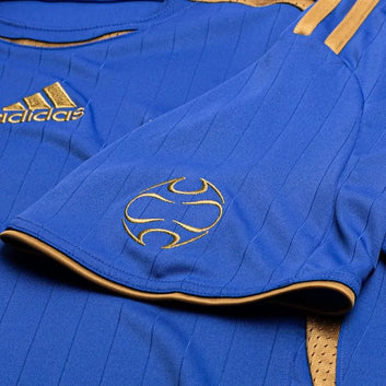 JUVENTUS TRAINING T-SHIRT CLIMACOOL TEAMGEIST - HI-RES BLUE/GOLD