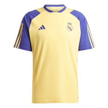 REAL MADRID TRAINING T-SHIRT TIRO 23 - YELLOW/BLUE