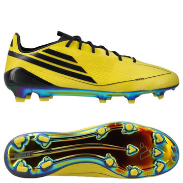 ADIDAS F50 ELITE ADIZERO 2010 FG REMAKE - YELLOW/CORE BLACK LIMITED EDITION