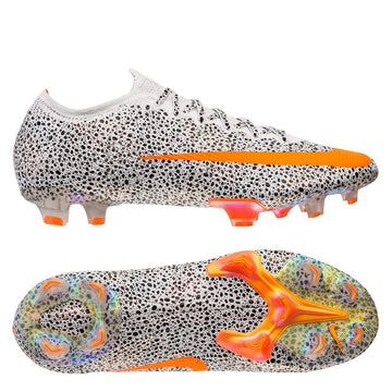 Nike Mercurial Vapor 13 Elite FG CR7 Safari - White/Total Orange/Black LIMITED EDITION