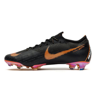 Nike Mercurial Vapor 12 Elite FG - Black/Total Orange/White