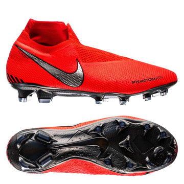 Nike Phantom Vision Elite DF FG Game Over - Bright Crimson/Metallic Silver