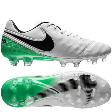 Nike Tiempo Legend 6 FG Motion Blur - White/Black/Electro Green